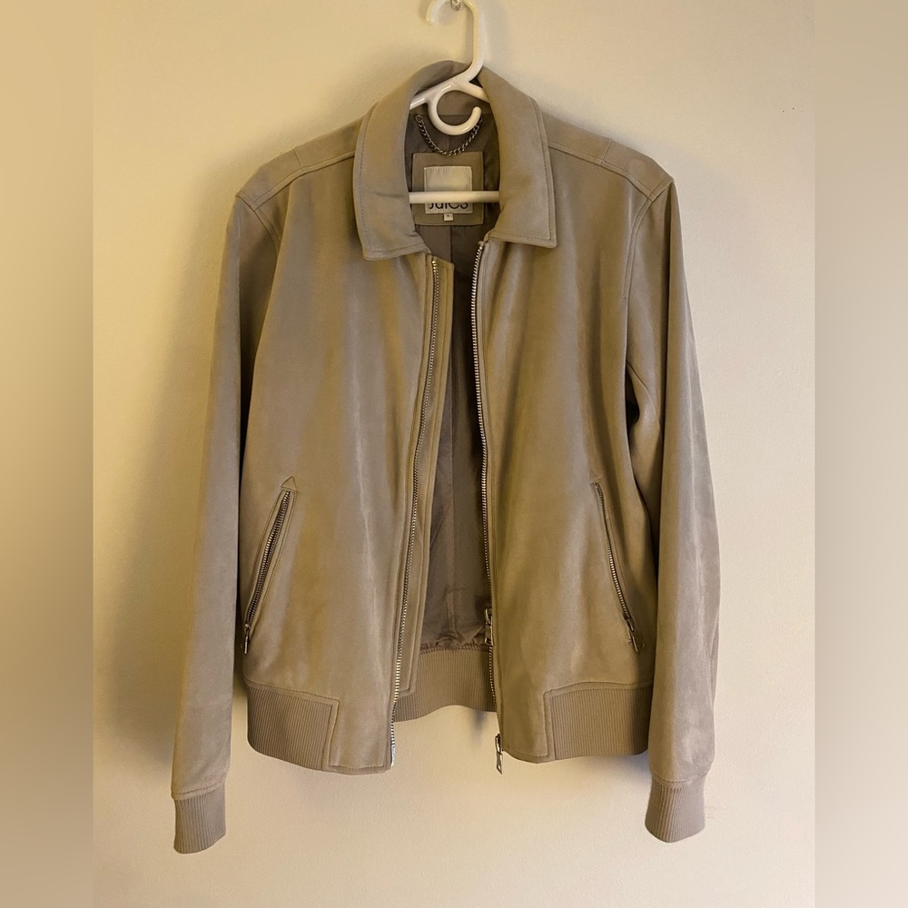 Faux Suede Jacket